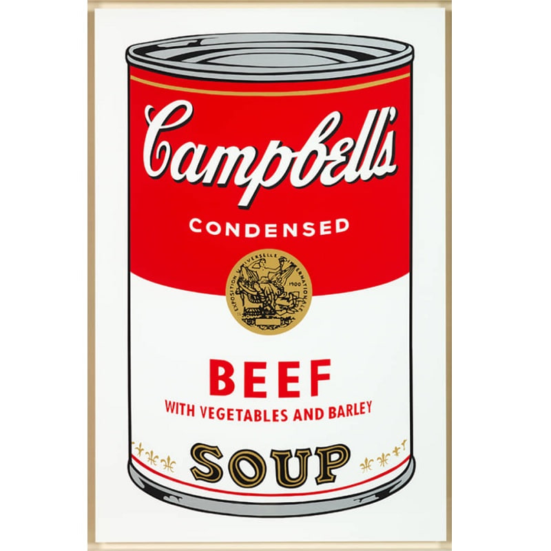 앤디 워홀 아트 포스터 Andy Warhol - Campbell`s Soup Can Series, Beef 11.49 Art Poster