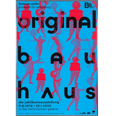 바우하우스 아트 포스터 Bauhaus - Original bauhaus, schlemmer-figuren Art Poster